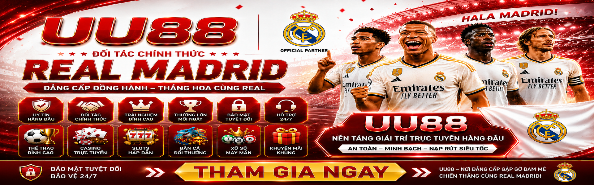 BANNER UU88 REALMADRID