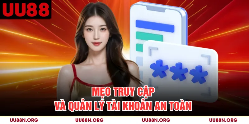 Mẹo truy cập và quản lý tài khoản an toàn