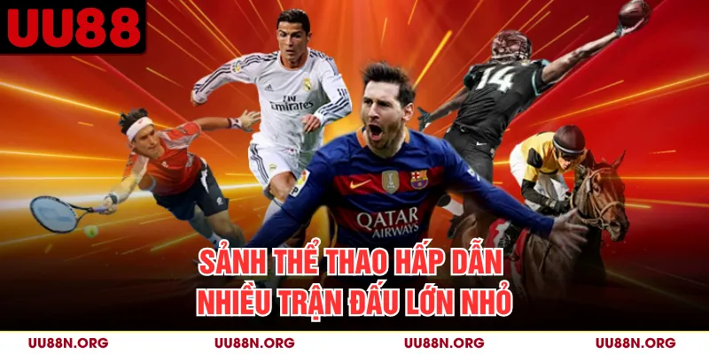 Sảnh thể thao hấp dẫn nhiều trận đấu lớn nhỏ