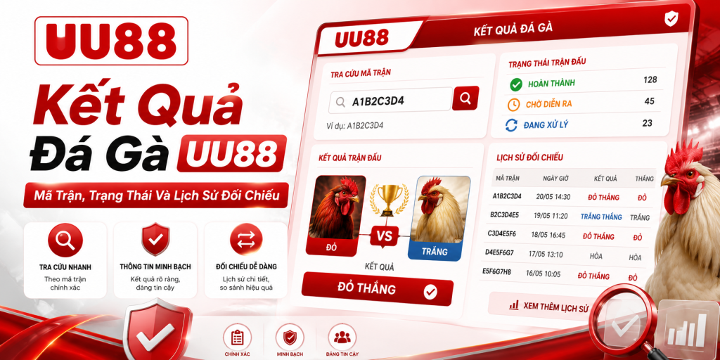 Kết Quả Đá Gà Qua Mã Trận, Trạng Thái Và Lịch Sử Đối Chiếu